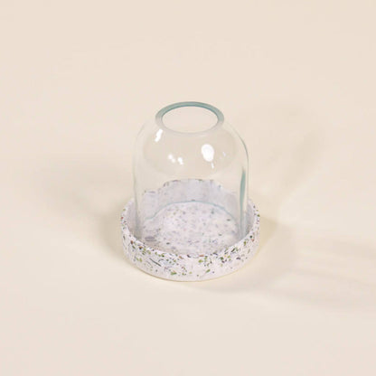 photophore transparent verre coquillages recycles malakio