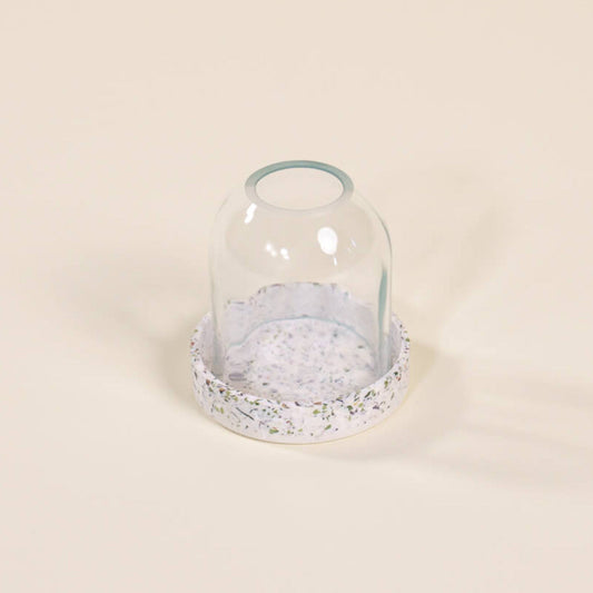 photophore transparent verre coquillages recycles malakio