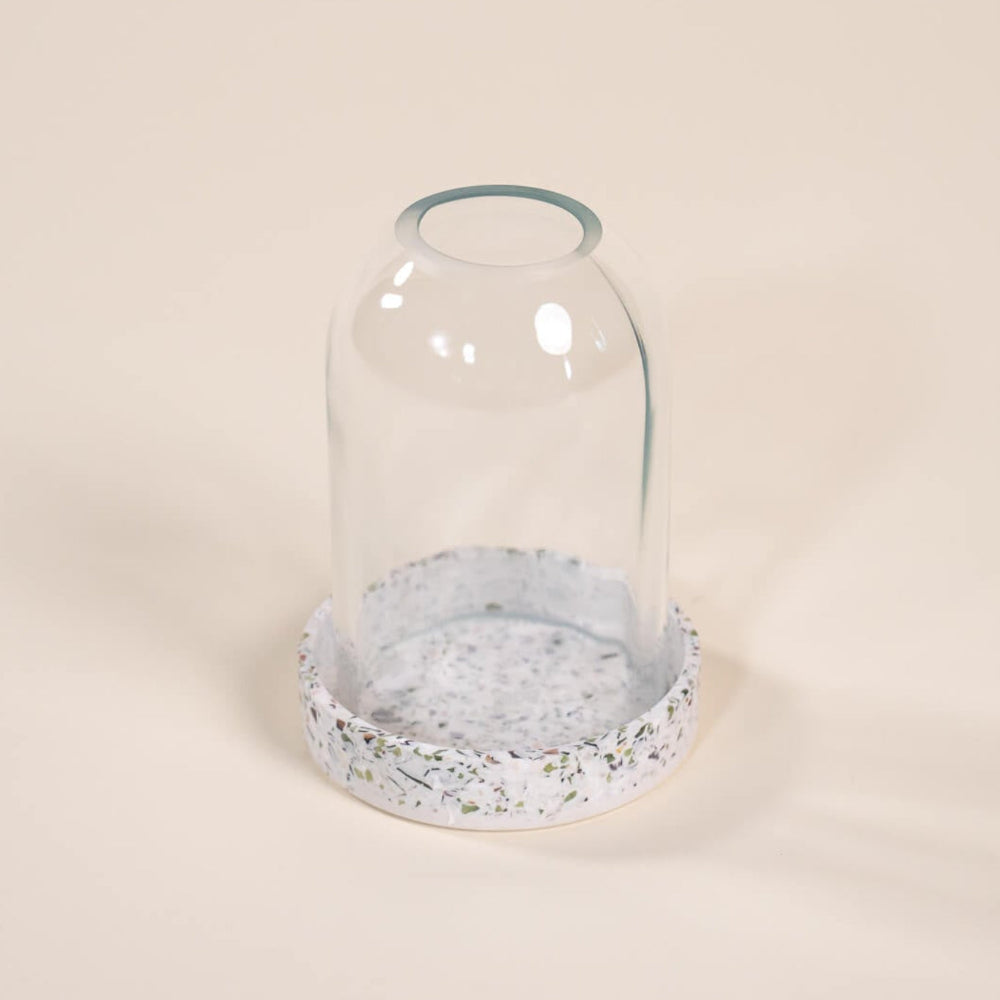 photophore transparent verre coquillages recycles malakio