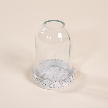 photophore transparent verre coquillages recycles malakio