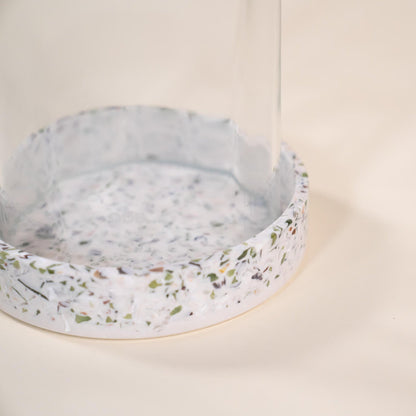 photophore transparent verre coquillages recycles malakio