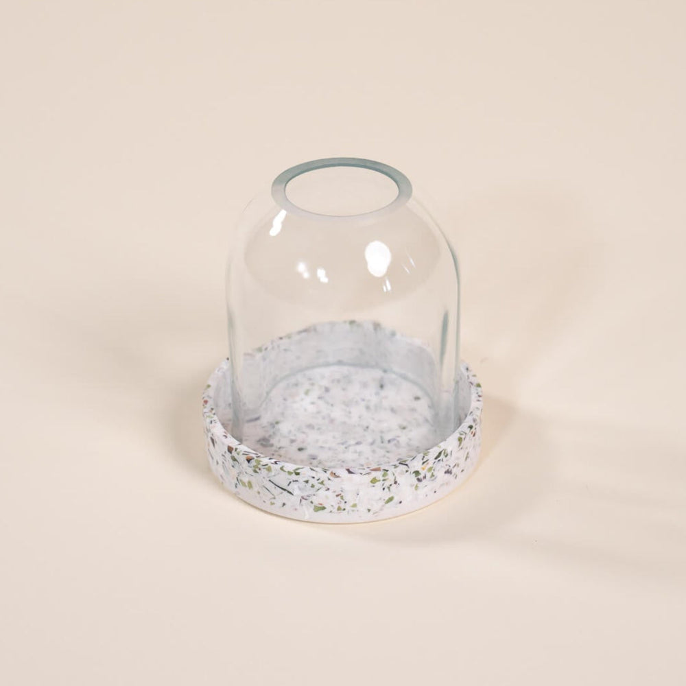 photophore transparent verre coquillages recycles malakio