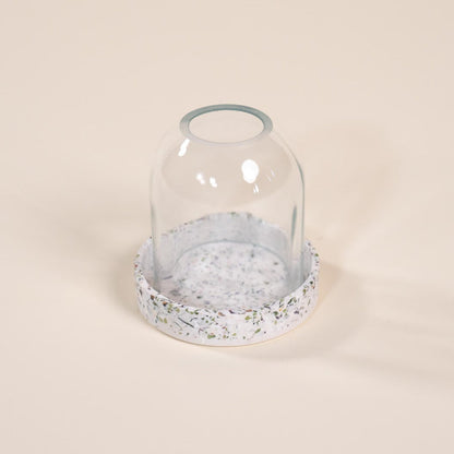 photophore transparent verre coquillages recycles malakio