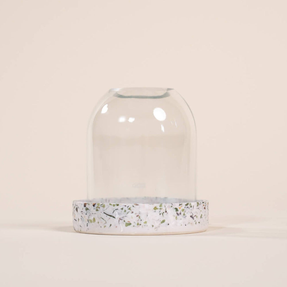 photophore transparent verre coquillages recycles malakio