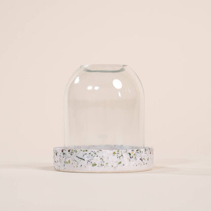 photophore transparent verre coquillages recycles malakio