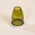 photophore vert feuille morte verre coquillages recycles malakio