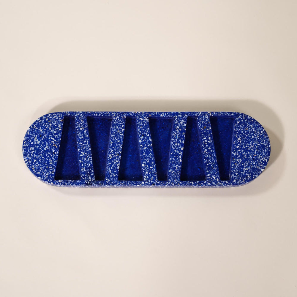 plateau a huitres helios la demi-douzaine bleu coquillages recycles malakio