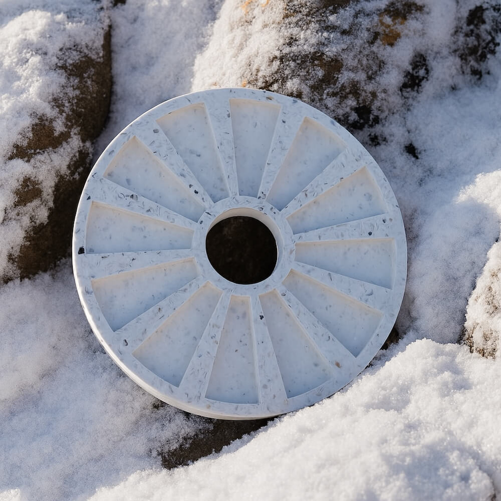 plateau a huitres helios la douzaine blanc coquillages recycles malakio hiver