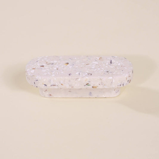 poignee de meuble loar blanc coquillages recycles malakio