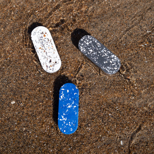 poignee de meuble loar blanc moules coquillages recycles malakio