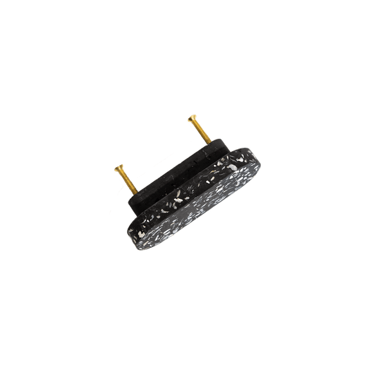 poignee de meuble loar noir coquillages recycles malakio