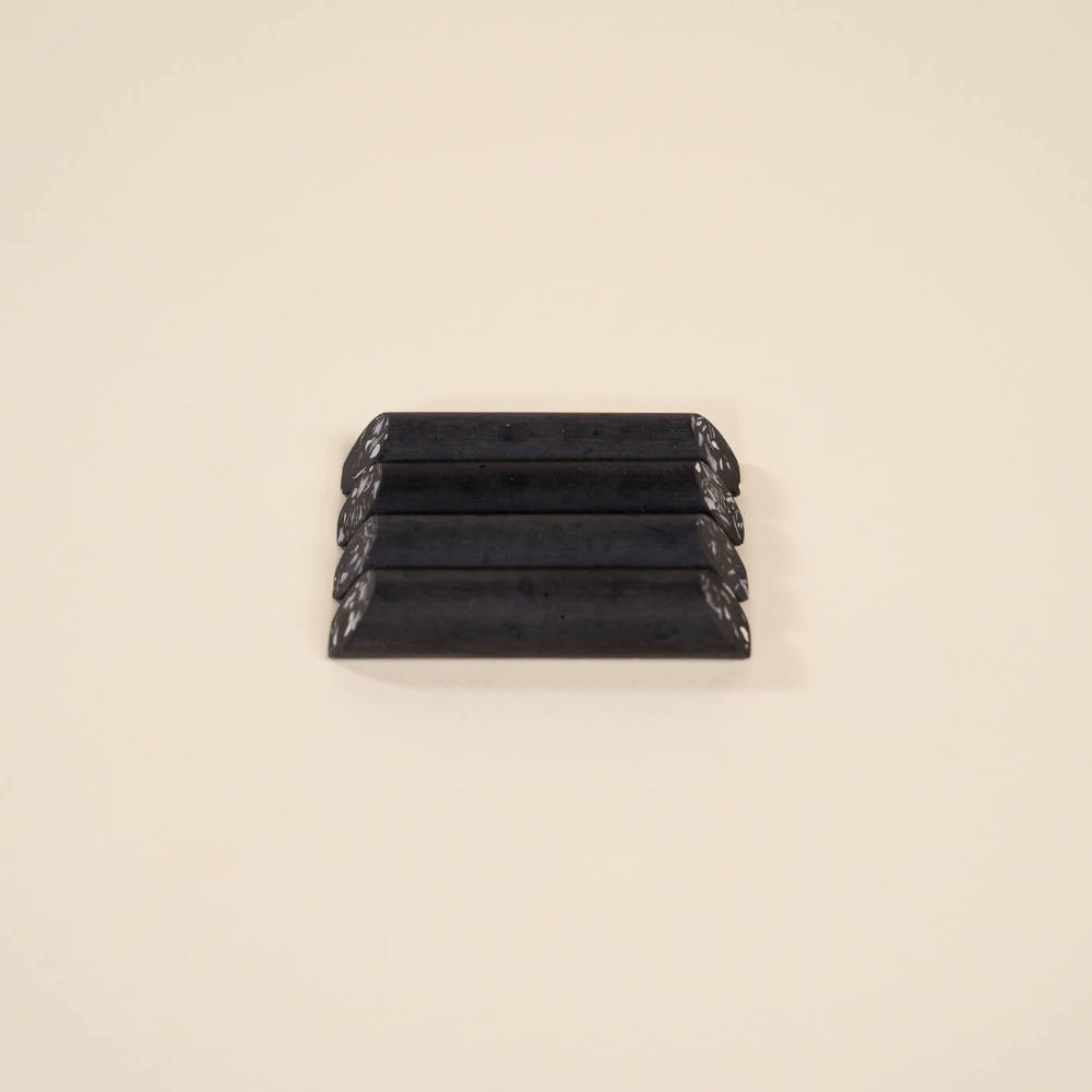 porte-couteau helios noir coquillages recycles malakio