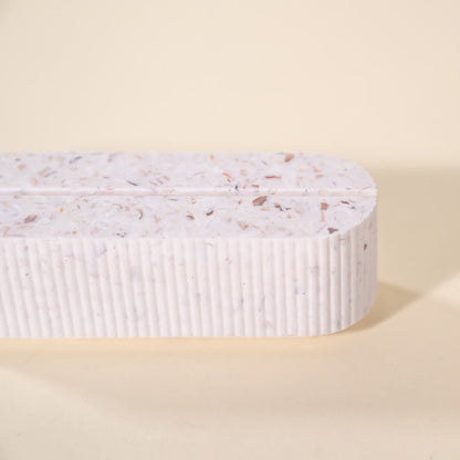 porte-photo colosse blanc coquillages recycles malakio