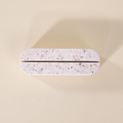 porte-photo colosse blanc coquillages recycles malakio