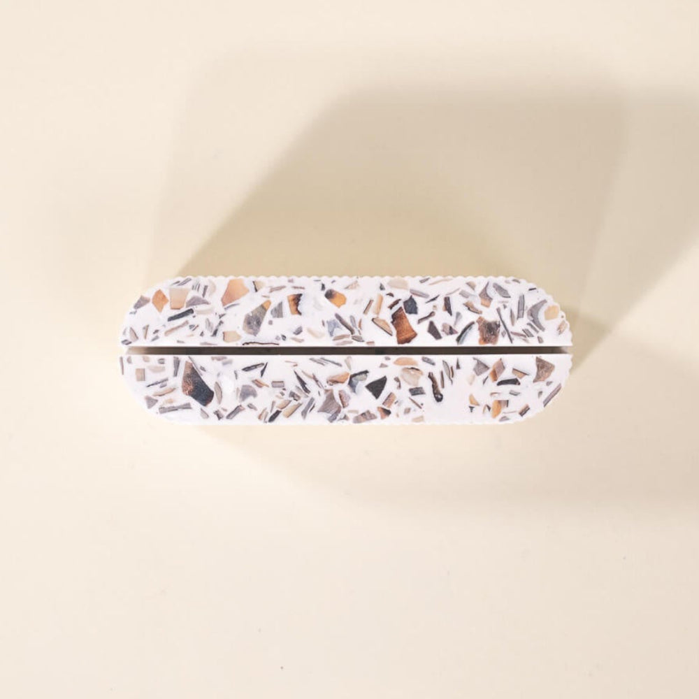 porte-photo colosse blanc coquillages recycles malakio