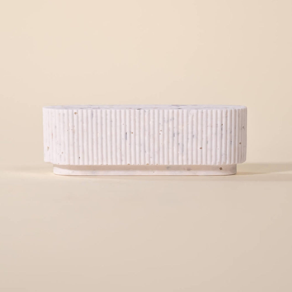 porte-photo colosse blanc coquillages recycles malakio