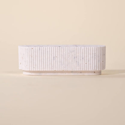 porte-photo colosse blanc coquillages recycles malakio