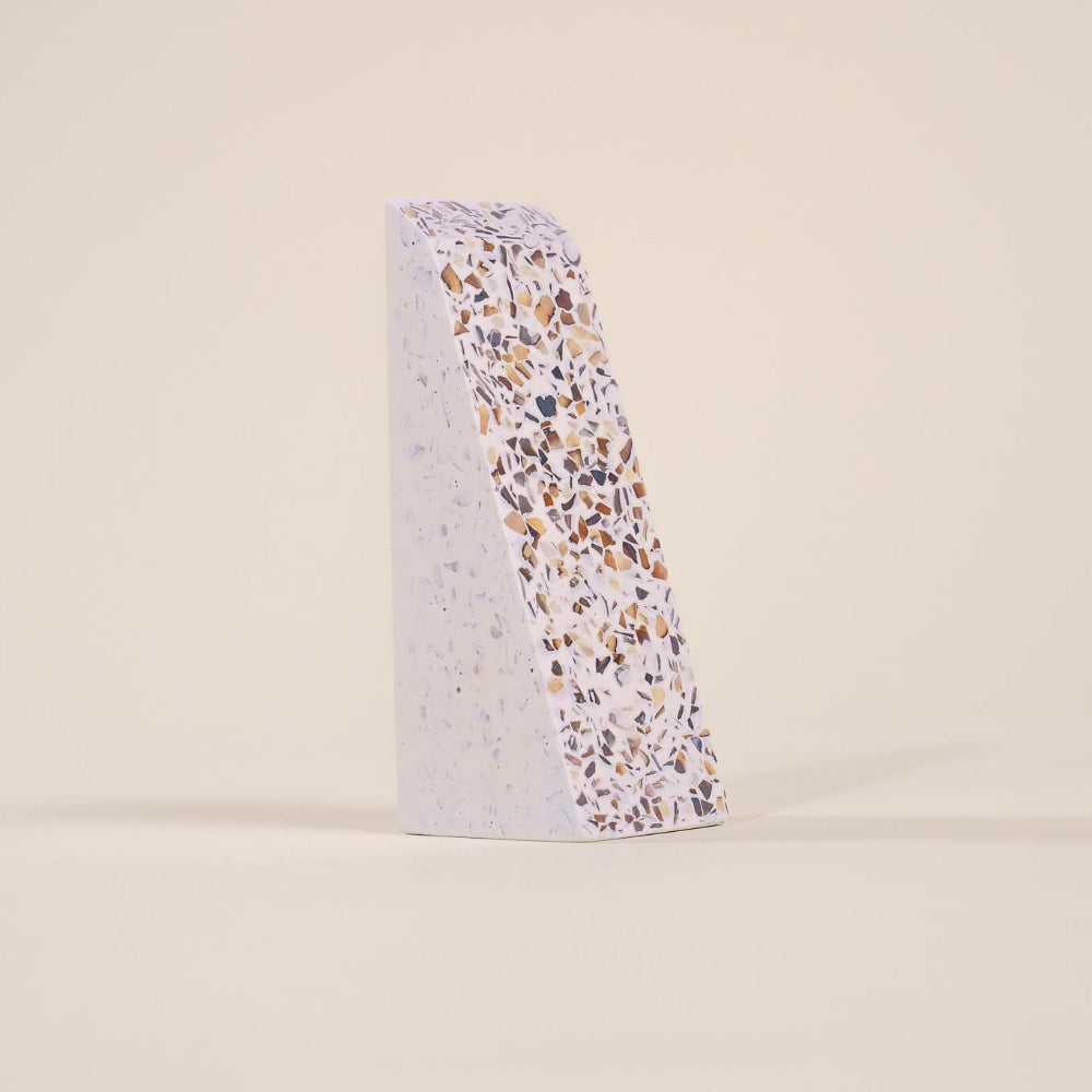 serre-livres helios blanc coquillages recycles malakio