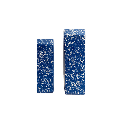 serre-livres helios bleu coquillages recycles malakio