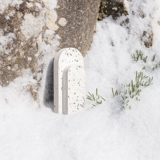 serre-livres loar blanc coquillages recycles malakio hiver