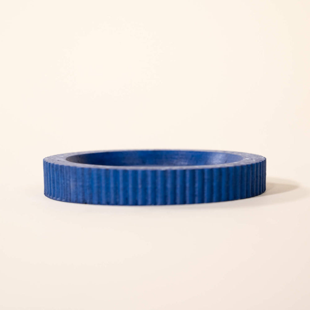 socle bouteille colosse bleu coquillages recycles malakio