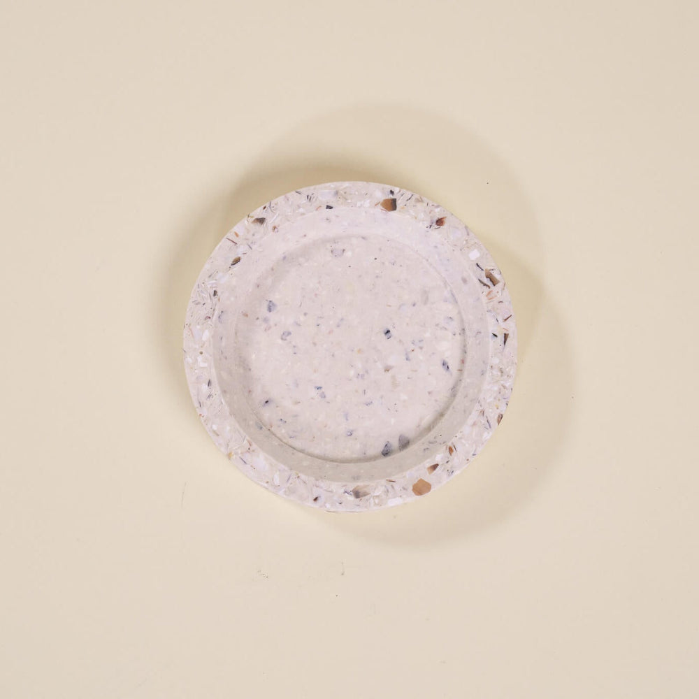 socle de bouteille helios blanc coquillages recycles malakio