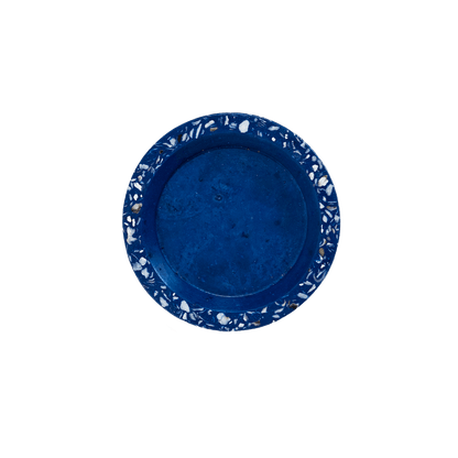 socle de bouteille helios bleu coquillages recycles malakio