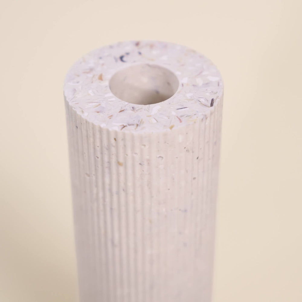 soliflore colosse blanc coquillages recycles malakio