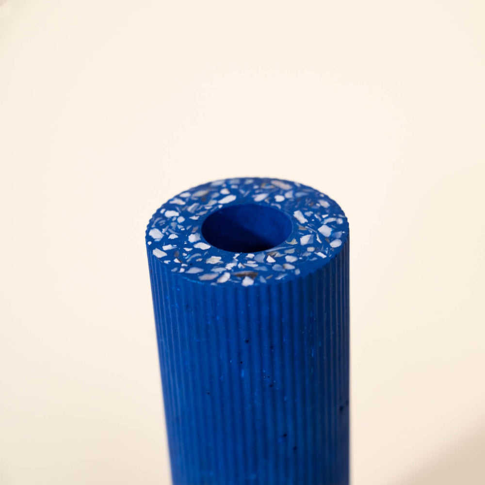 soliflore colosse bleu coquillages recycles malakio