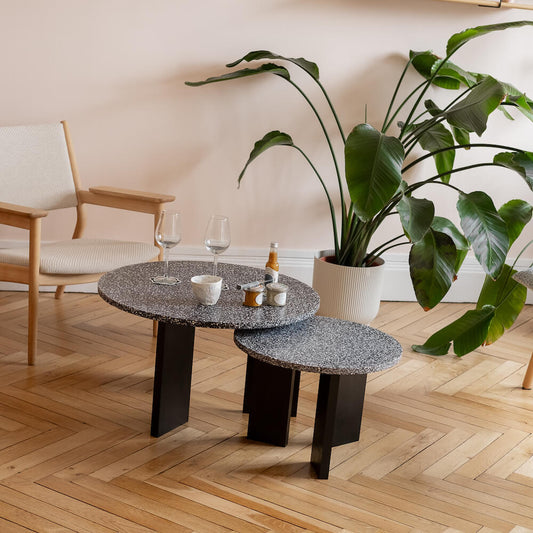 Table basse Platine noir - Malàkio x Gllu