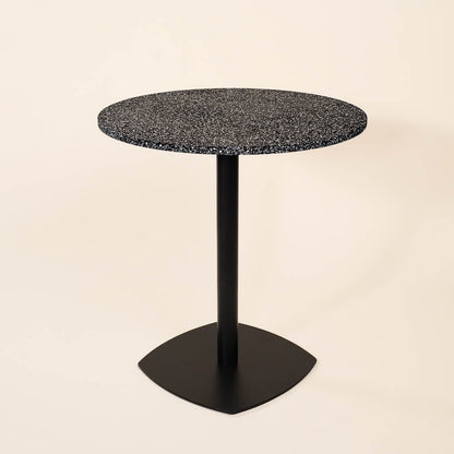 table bistrot iroise noir coquillages recycles malakio