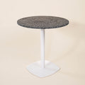 table bistrot iroise noir coquillages recycles malakio
