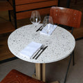 table de bistrot michel chene clair coquillages recycles malakio gllu
