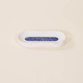 vide-poche loar blanc bleu coquillages recycles malakio